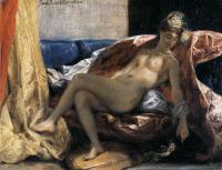Delacroix, Eugene - Woman with a Parrot